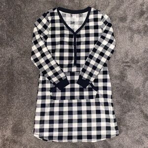 Sleep Chic Black & White Sleep Gown